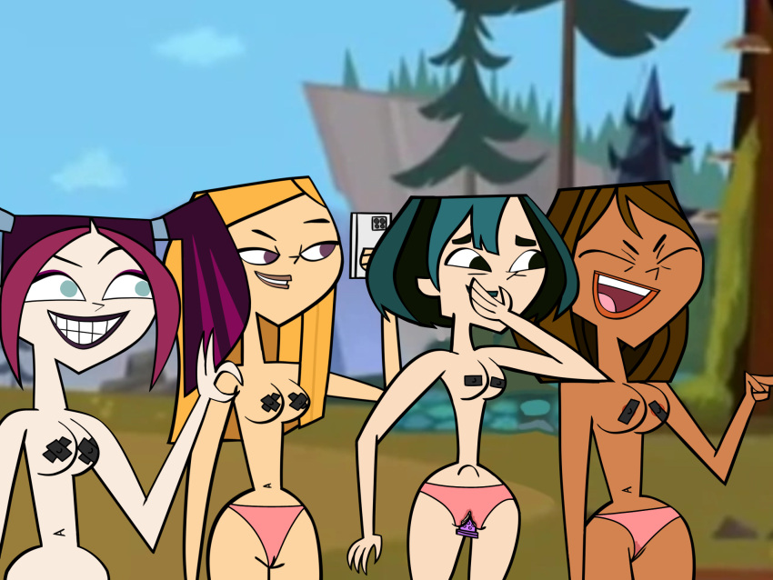 courtney_(tdi) female gwen_(tdi) julia_(tdi) julia_(tdi) scary_girl_(tdi) tagme total_drama_island