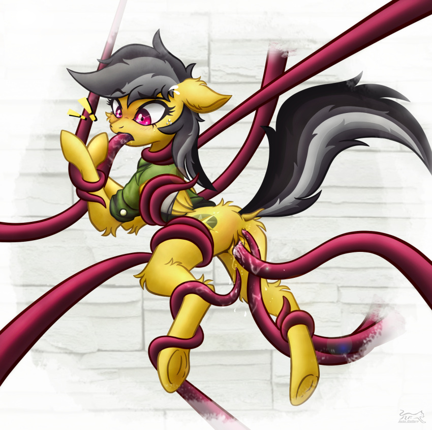 bondage daring_do_(mlp) equid equine female feral forced friendship_is_magic hasbro hi_res horse mammal my_little_pony nightfury2020 pony rape solo tentacle trapped