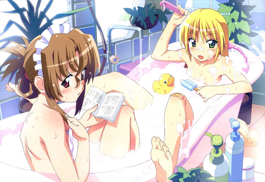 bath bathing bathtub female hayate_no_gotoku! maria_(hayate_no_gotoku!) nude sanzenin_nagi watanabe_akio