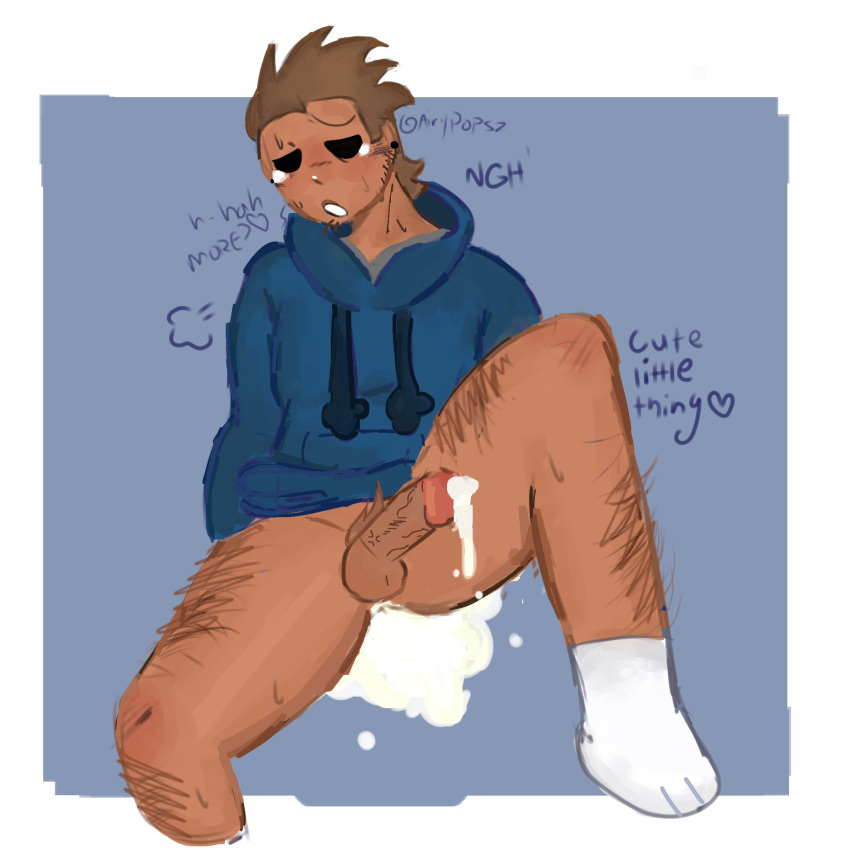 cum dick eddsworld i_dont_know_what_to_tag sitting_down tom_(eddsworld)