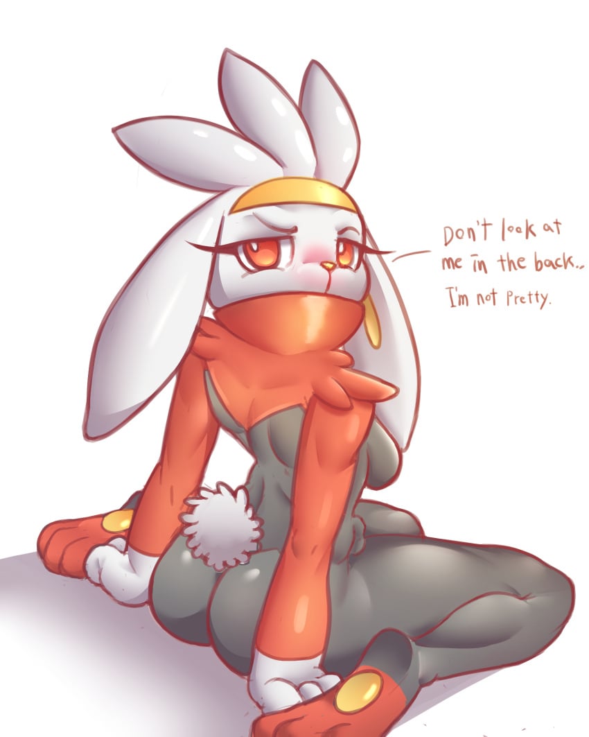 2d anthro blackhiro76 female furry lagomorph nintendo pokémon_(species) pokemon raboot