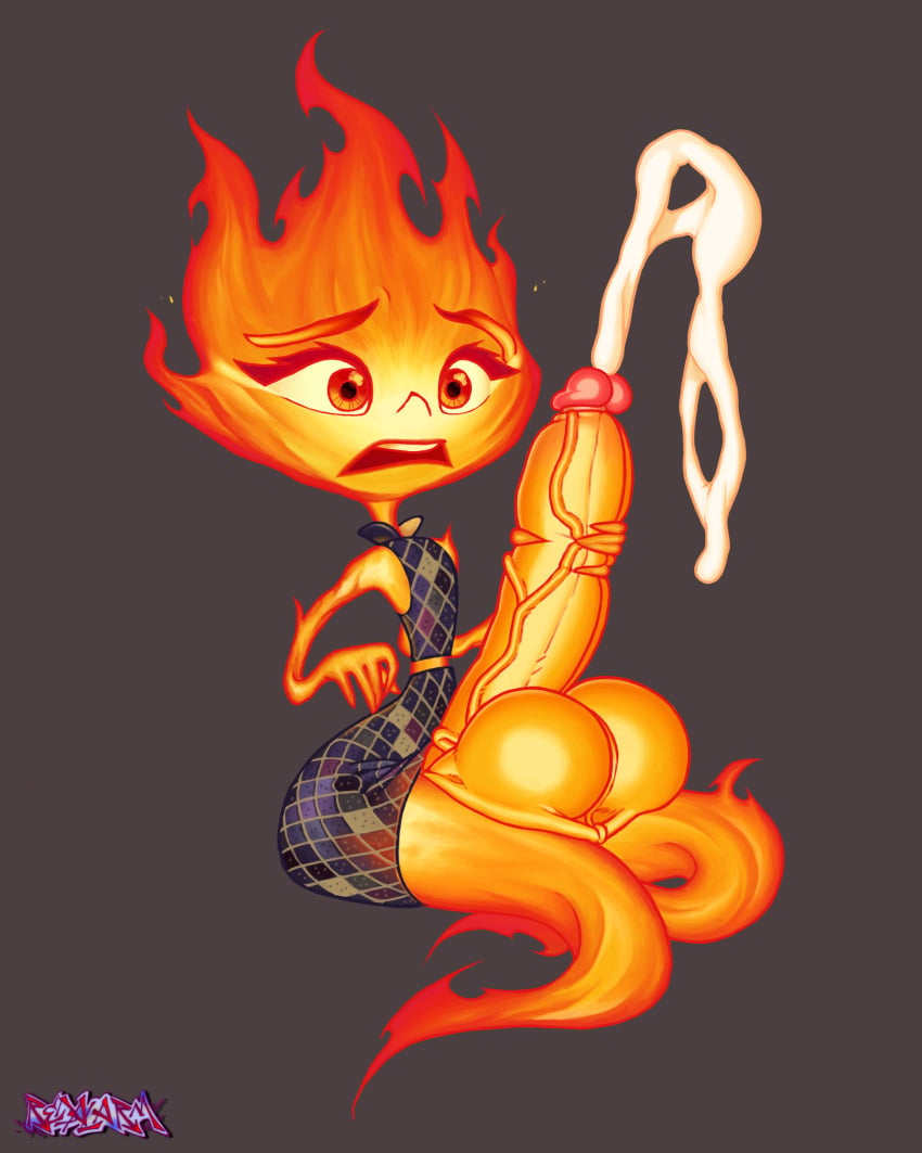 1futa balls balls_under_clothes big_balls big_penis bottomless_female bottomless_skirt clothed clothing cum cumshot ejaculation elemental_(pixar) ember_lumen erection erection_under_clothes erection_under_skirt fire fire_elemental flat_chest futa_only futanari holding_penis huge_balls huge_cock huge_penis huge_testicles humanoid humanoid_penis hyper hyper_balls hyper_penis large_penis masturbating masturbation mostly_clothed penis penis_under_clothes penis_under_skirt pixar redalarm sitting skirt smooth_balls solo solo_futa testicles_clench thighs veiny_penis