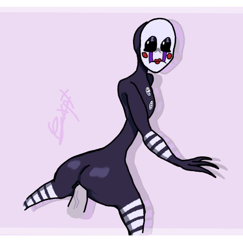 1boy ass classic_fnaf_2_marionette classic_fnaf_2_puppet female female_focus five_nights_at_freddy's fnaf marionette_(fnaf) original_fnaf_2_marionette original_fnaf_2_puppet penis puppet_(fnaf) sex sex_from_behind straight vaginal_penetration