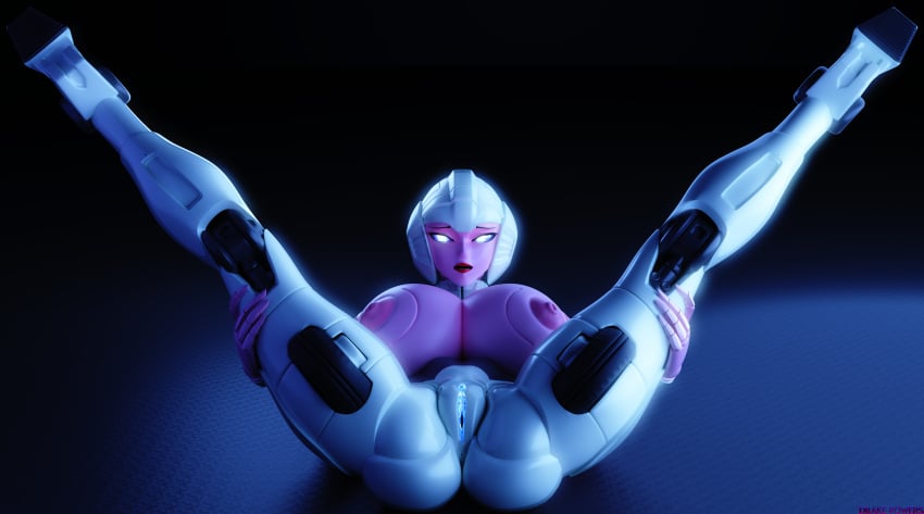 1girls 3d 3d_(artwork) arcee arcee_(g1) autobot big_breasts big_nipples blue_eyes blue_pussy boobs breasts busty clitoris drakepowers female female_autobots female_only giant_breasts glowing_eyes huge_breasts inviting_to_sex nipples open_legs pink_nipples presenting_pussy pussy self_upload solo spread_legs tits transformers transformers_g1 trawert vagina