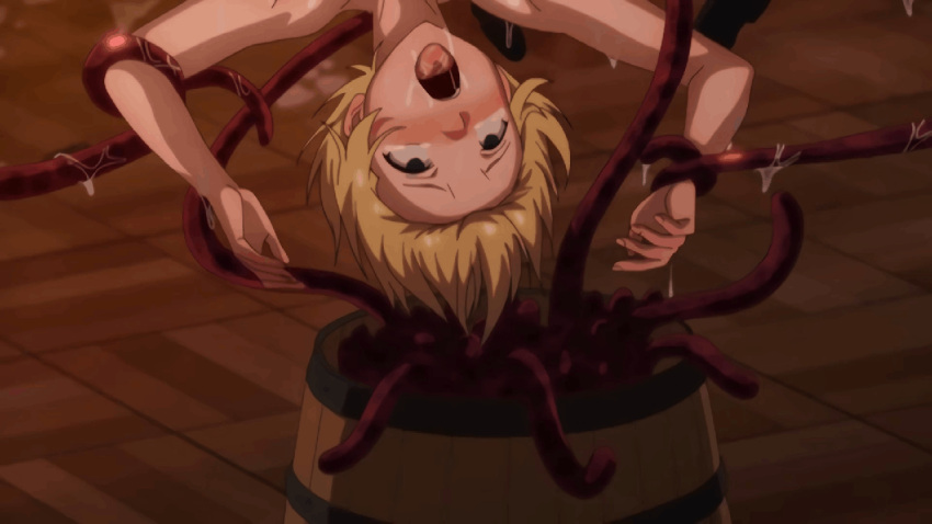 1girls 2020s 2023 20s 2d animated animated_gif anime_screencap aria_kimura belly_inflation big_breasts breasts female gif human ova rakuen_shinshoku_island_of_the_dead screenshot showten tentacle tentacle_penetration tentacle_sex tentacles
