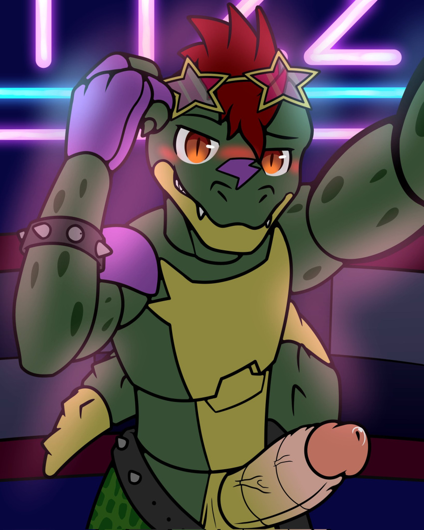 18_ferz 1boy 2022 animatronic anthro anthro_focus anthro_only anthro_solo belt big_cock big_penis blush blush_lines boner bracelet crocodile crocodilian crocodylid detailed digital_drawing_(artwork) digital_media_(artwork) erect_penis erection fangs fangs_out five_nights_at_freddy's five_nights_at_freddy's:_security_breach foreskin foreskin_folds furry glans glasses glasses_on_forehead gloves huge_cock humanoid_penis intact looking_at_viewer machine male male_only mohawk_(hairstyle) montgomery_gator_(fnaf) open_pants pants_open penis penis_focus penis_out posing_for_the_viewer precum precum_bubble presenting_penis retracted_foreskin robot robot_penis robotic_genitalia shoulder_pads smile smiling smiling_at_viewer solo solo_anthro solo_in_panel spiked_tail spikes spikes_(anatomy) star_glasses sunglasses sunglasses_on_forehead thick_penis uncut veiny_penis