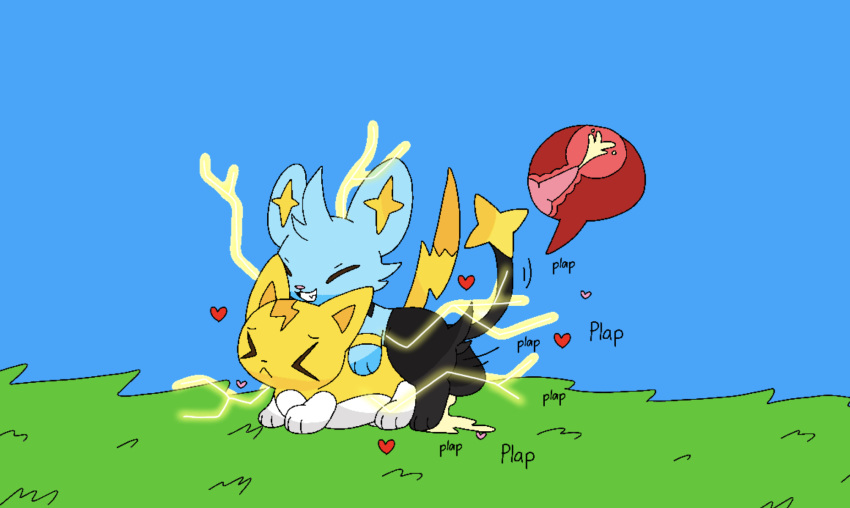 fakemon generation_4_pokemon grass penis pokémon_(species) pokemon pokemon_(species) shinx shockitt