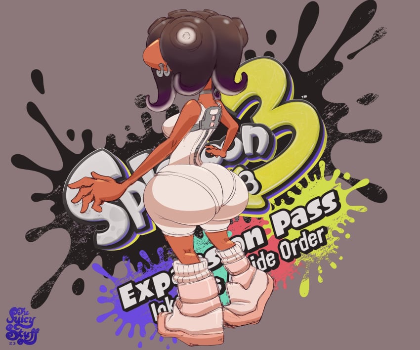 1girls agent_8_(side_order) agent_8_(splatoon) huge_ass octoling octoling_girl splatoon splatoon_(series) splatoon_3 splatoon_3:_side_order tagme thebbbroom