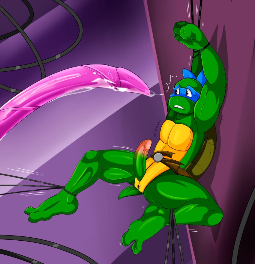 anthro anthro_only armpit armpits captured leo leonardo leonardo_(tmnt) male male_only misha_jeans teenage_mutant_ninja_turtles teenage_mutant_ninja_turtles:_shredder's_revenge tentacle tentacle_rape tentacle_sex tmnt