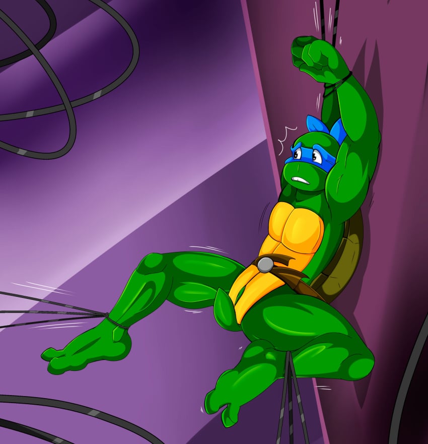 anthro anthro_only armpit armpits captured leo leonardo leonardo_(tmnt) misha_jeans teenage_mutant_ninja_turtles teenage_mutant_ninja_turtles:_shredder's_revenge tmnt