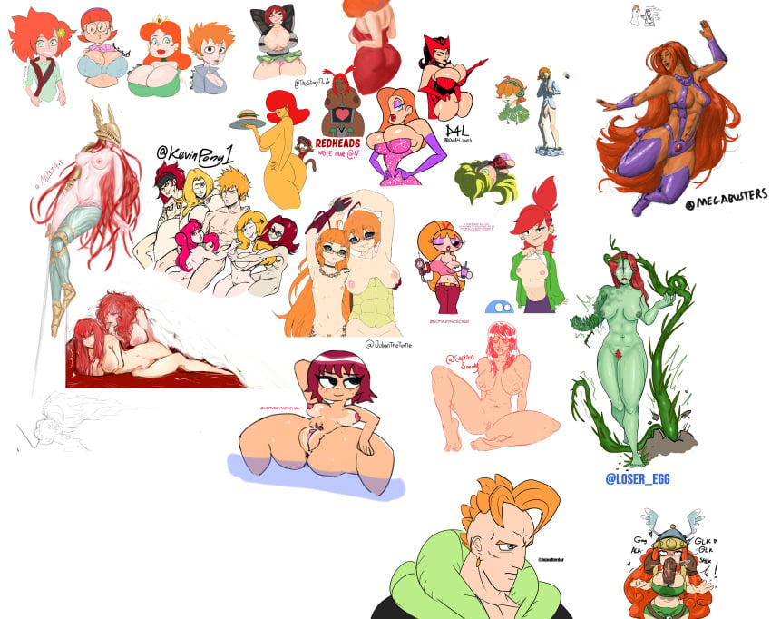 android_16 avengers barbara_(rayman) bleach bloo blossom_(powerpuff_girls) breasts briefers_rock dc dragon_ball dragon_ball_z drawpile elden_ring foster's_home_for_imaginary_friends frankie_foster freckles huge_breasts ichigo_kurosaki kim_pine malenia_blade_of_miquella marvel marvel_comics multiple_boys multiple_girls nude_female panty_&_stocking_with_garterbelt poison_ivy pussy rayman_(series) red_hair renji_abarai scarlet_witch scott_pilgrim starfire teen_titans wanda_maximoff whiteflagman x-men