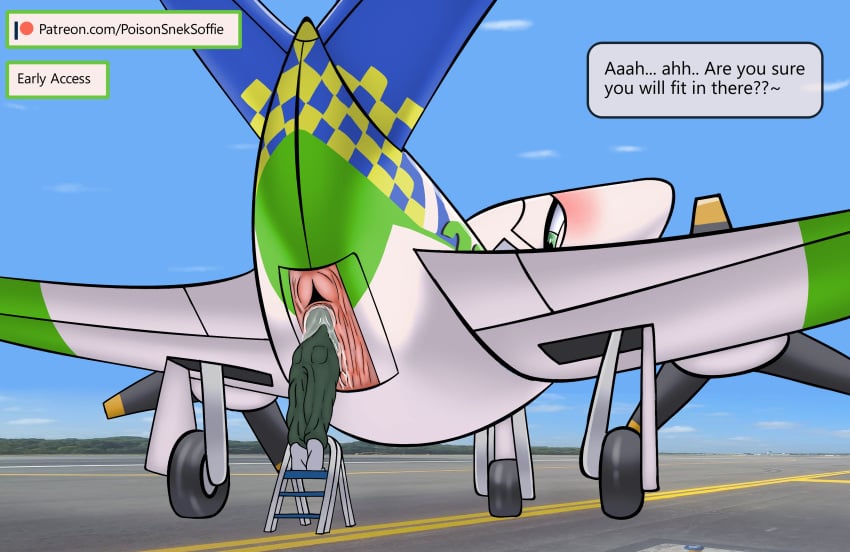 absurd_res aeromorph aircraft anus ass bodily_fluids cum dire_aircraft dire_machine dire_vehicle duo female female_pred genital_fluids genital_focus genitals hi_res human larger_female larger_pred living_aircraft living_airplane living_machine living_vehicle machine male male/female male_prey mammal planes poisonsneksoffie pussy rear_view rochelle_(planes) size_difference smaller_male smaller_prey unbirthing vaginal_penetration vehicle vore