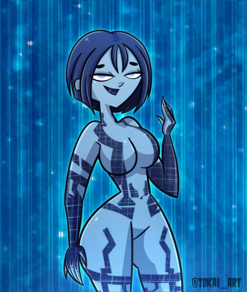 bridgette_(tdi) cortana_(cosplay) cosplay halo_(series) tagme tdkai_art total_drama_island