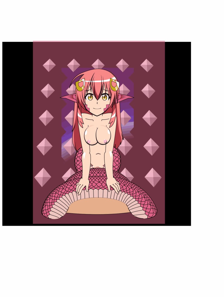 1boy 1girls animated edit faceless_male girl_on_top lamia miia_(monster_musume) minus8 monster_girl monster_musume_no_iru_nichijou naga ppppu straight tagme third-party_edit