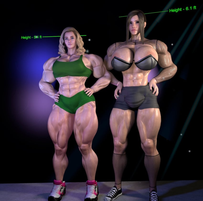 1boy 1girls 3d athletic athletic_female big_breasts blonde_hair bottom_heavy breasts busty cleavage curvaceous curvy curvy_figure daniel_whyatt digital_media_(artwork) emma_price eyebrows eyelashes eyes female female_focus female_only fishnets fit fit_female hair hips hourglass_figure huge_breasts human large_breasts legs light-skinned_female light_skin lips long_hair mature mature_female muscular muscular_female original original_character sevenarts thesevenartsx thick thick_legs thick_thighs thighs toned toned_body toned_female top_heavy top_heavy_breasts upper_body voluptuous voluptuous_female waist wide_hips