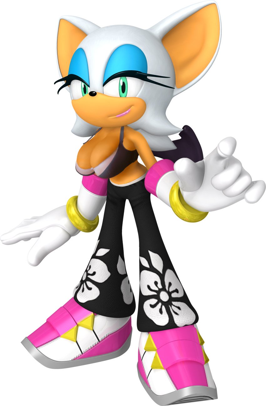 accurate_art_style alternate_breast_size bat bat_girl bat_wings bell_bottoms_(pants) bellbottoms big_breasts cleavage cleavage_overflow edit edited edited_screencap eyelashes furry furry_only gloves large_breasts midriff overflowing_breasts rouge_the_bat screencap screenshot screenshot_edit self_upload sonic_(series) sonic_free_riders sonic_riders sports_bra sportswear white_fur wings yetig