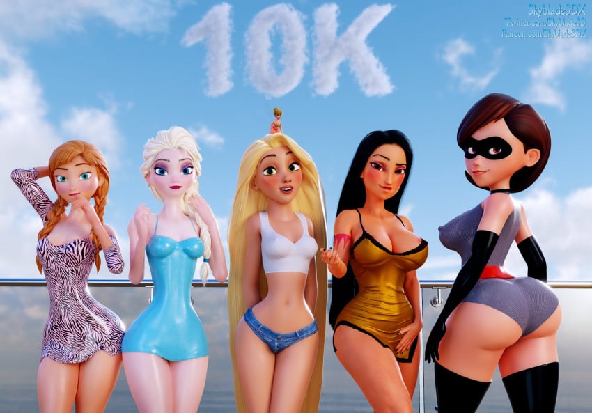 3d 3d_(artwork) 5girls anna_(frozen) ass athletic athletic_female big_ass big_breasts big_butt bottom_heavy breasts brown_eyes brown_hair bubble_ass bubble_butt busty cleavage crossover curvaceous curvy curvy_figure digital_media_(artwork) disney disney_princess elastigirl elsa_(frozen) eyebrows eyelashes eyes fat_ass female female_focus fit fit_female frozen_(film) frozen_2 hair hazel_eyes helen_parr hero heroine hips hourglass_figure huge_ass huge_boobs huge_breasts huge_butt human large_ass large_breasts large_butt legs light-skinned_female light_skin lips male mature mature_female milf mother multiple_girls native_american native_american_female petite petite_body pixar pocahontas pocahontas_(character) princess queen rapunzel round_ass round_breasts royalty short_hair skyblade3dx slim slim_waist straight_hair superhero superheroine tangled the_incredibles thick thick_hips thick_legs thick_thighs thighs thin_waist top_heavy upper_body voluptuous voluptuous_female waist wide_hips wife