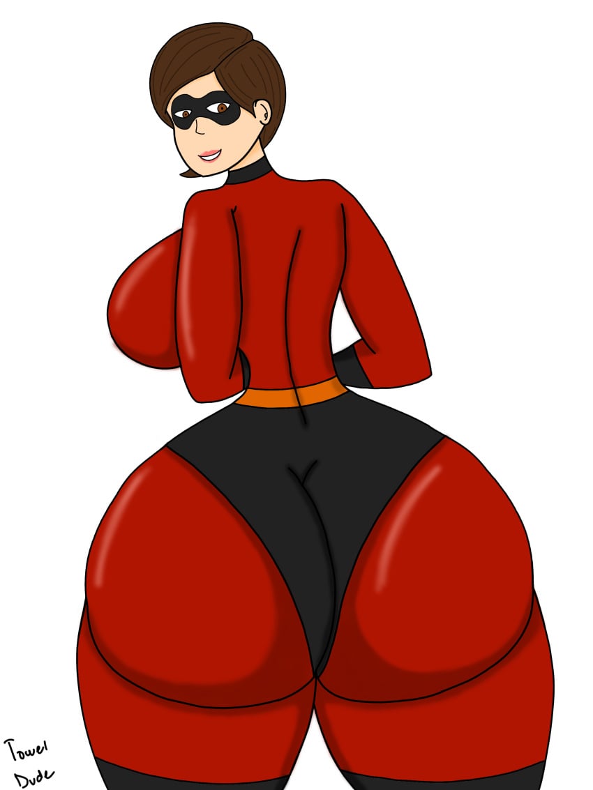 1girls big_ass disney female helen_parr pixar solo the_incredibles thick_ass toweldude