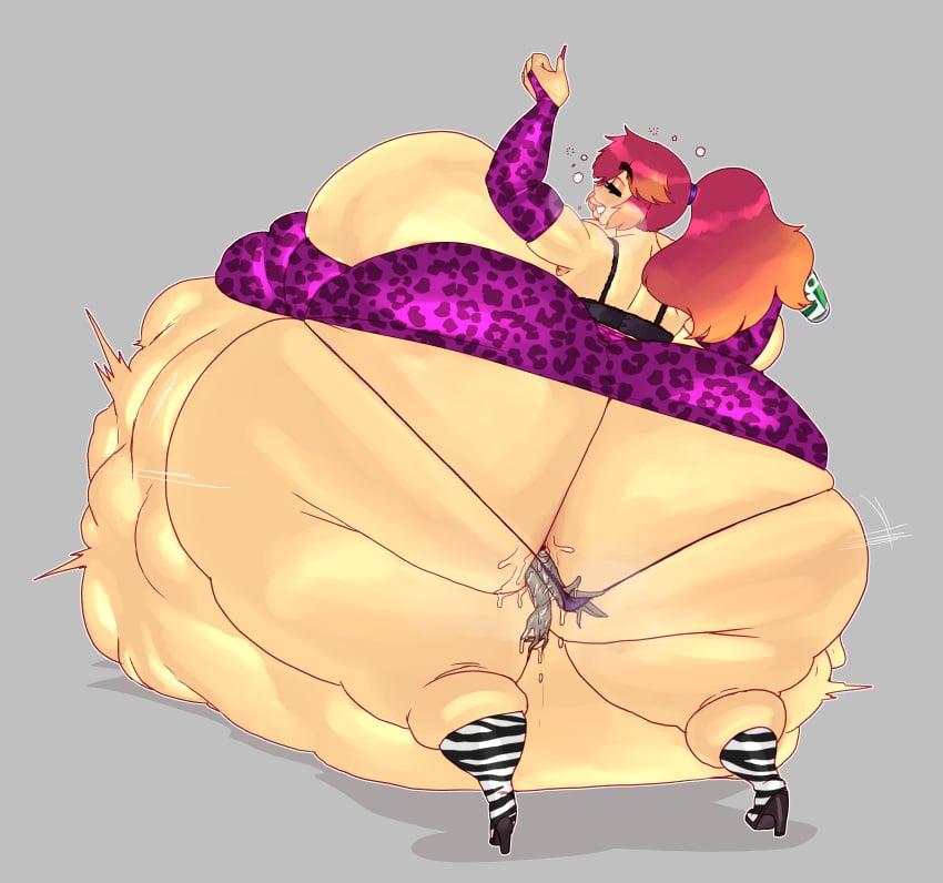 anal_vore bimbo bimbo_lips cougar drunk drunk_female flamingsanity gyaru huge_ass huge_belly huge_hips intoxicated large_ass large_belly misaki_fukuoka(oc) squirming_prey tagme vore vore_belly wide_hips