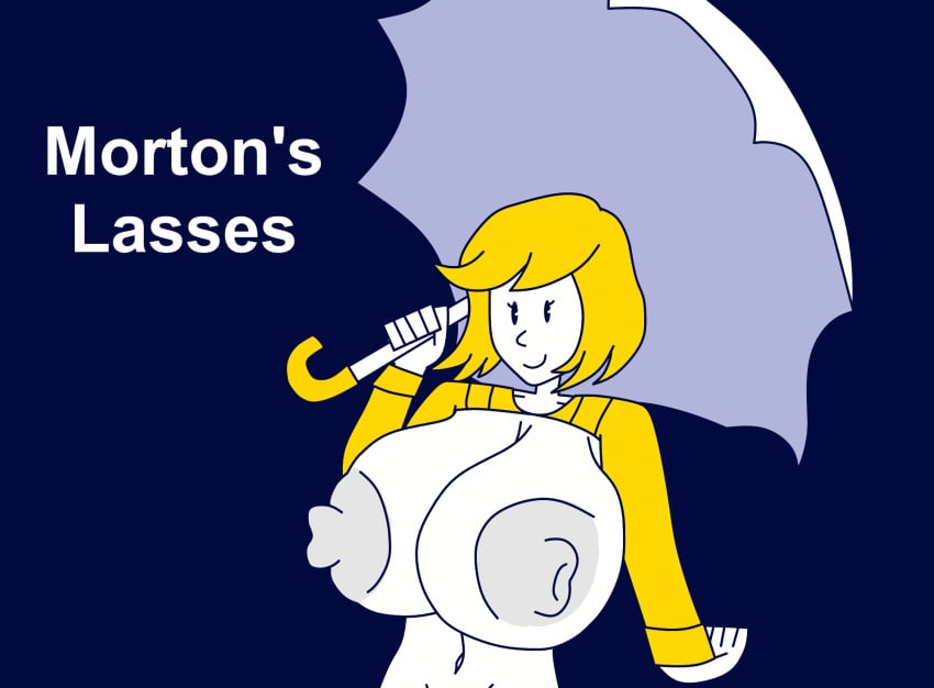 breasts crash2262 large_breasts mascot morton_salt morton_salt_girl tagme umbrella