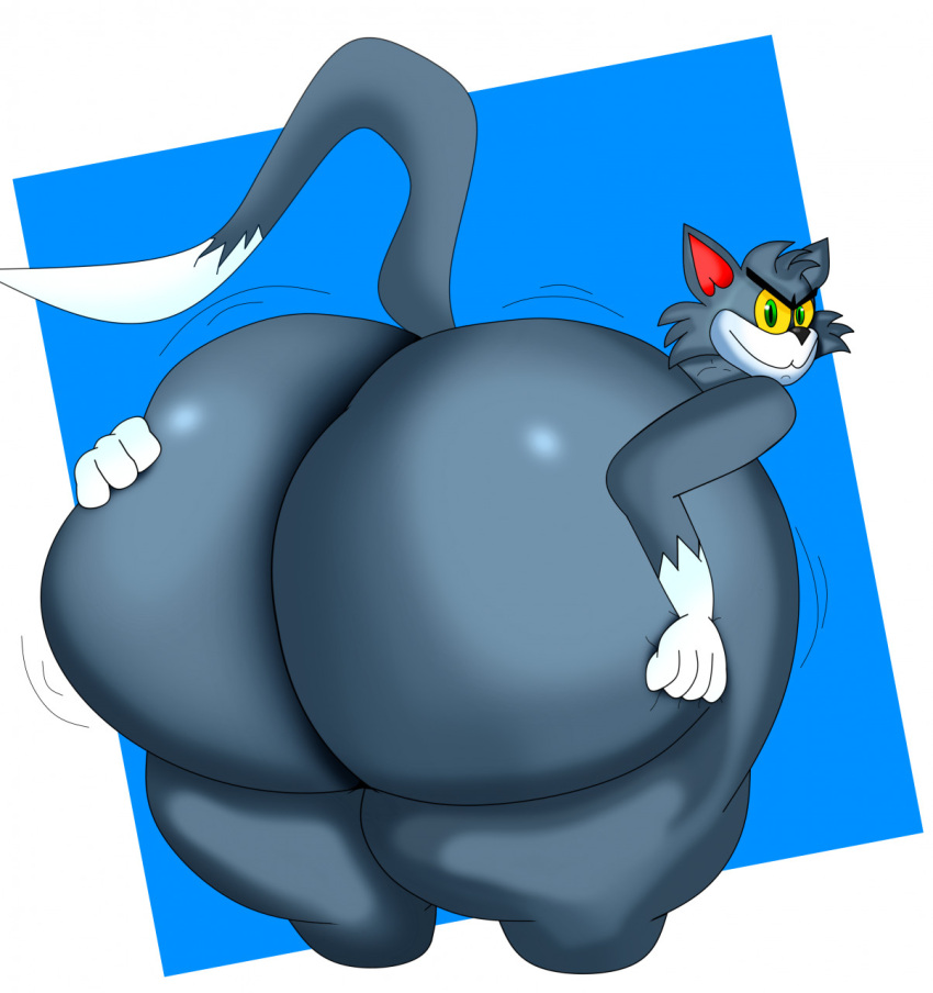 big_ass big_butt davanime15 feline huge_ass huge_butt kdgamer015 male_only presenting_hindquarters tom_and_jerry tom_cat turner_entertainment wide_hips