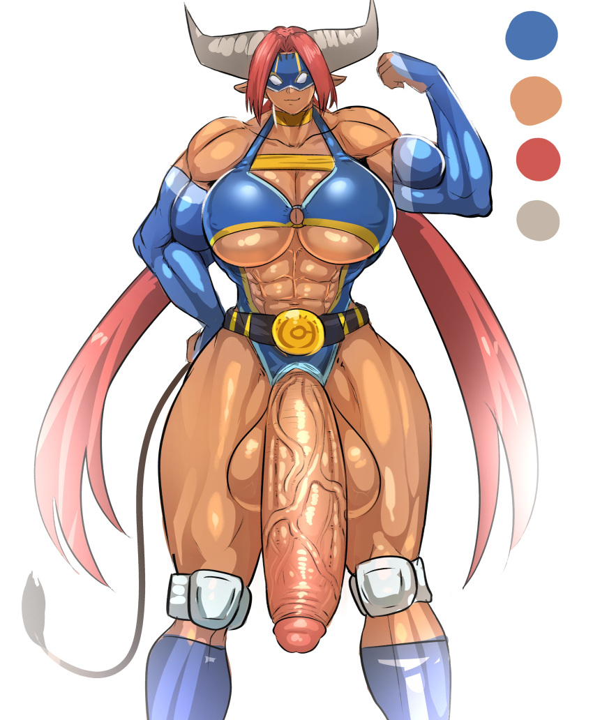 1futa abs almost_naked balls becky_(ghosffee) big_balls big_breasts big_penis breasts buff bull_horns busty clothed clothing dark-skinned_futanari dark_skin dick dickgirl elbow_gloves fat_cock fit fit_futanari flaccid flexing flexing_arms flexing_bicep futa_only futanari ghosffee gloves hips horns huge_balls huge_breasts huge_cock huge_penis humanoid humanoid_penis hung hung_futanari knife_ears large_breasts larger_male long_hair minotaur_futanari mostly_nude muscles muscular muscular_futanari penis penis_longer_than_knee penis_out revealing_clothes sharp_ears six_pack solo standing thick thick_penis thick_thighs thighs toned toned_futa veiny_penis