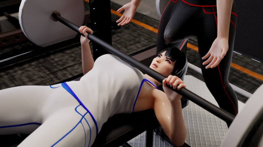 1futa 1girls 3d ball_bulge balls balls_under_clothes big_breasts big_penis breasts duo erection erection_under_clothes female futa_on_female futanari gym huge_breasts huge_cock imminent_sex incest intersex kill_la_kill kiryuuin_satsuki large_breasts large_penis matoi_ryuuko penis penis_bulge penis_under_clothes precum siblings sisters tenting tmgsando