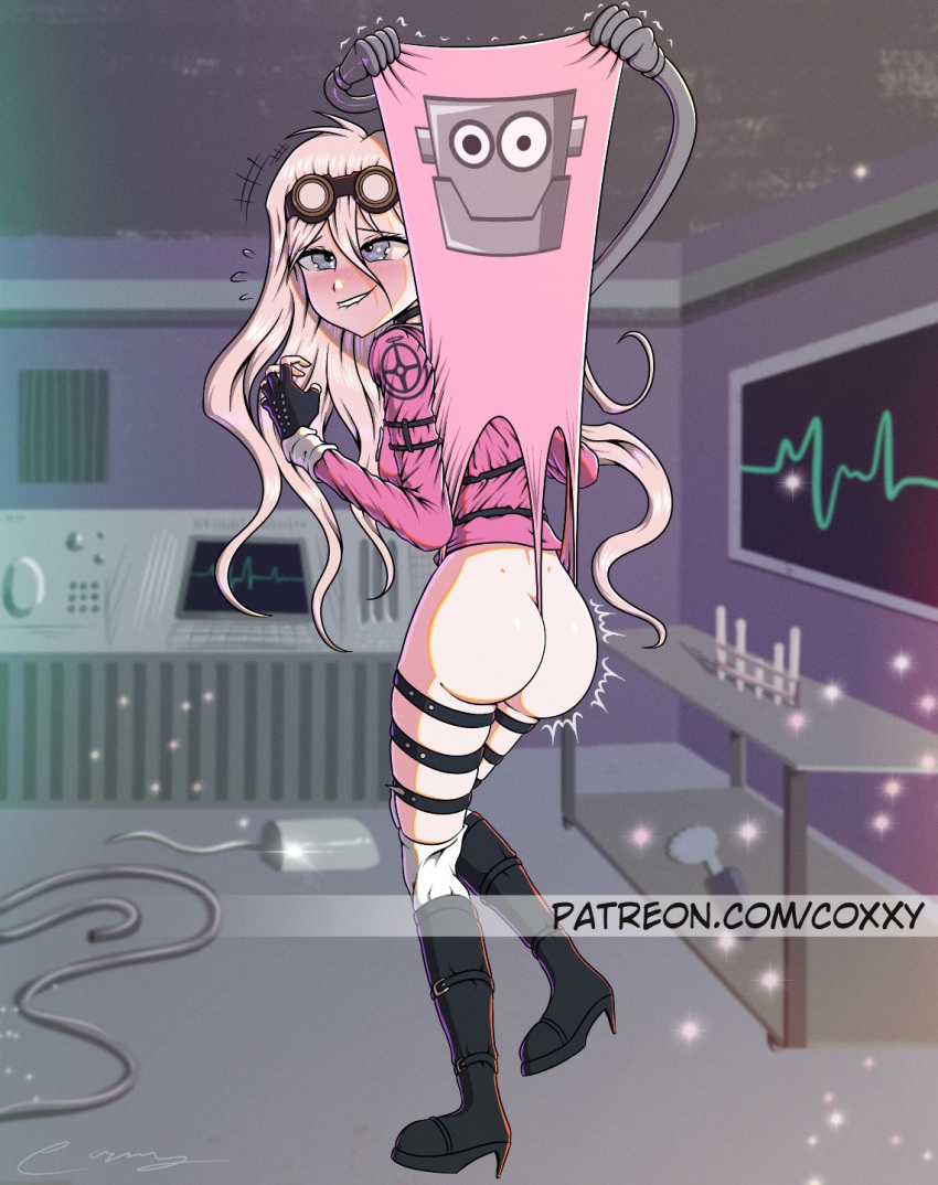 ass coxxy danganronpa fetish iruma_miu straight_hair wedgie