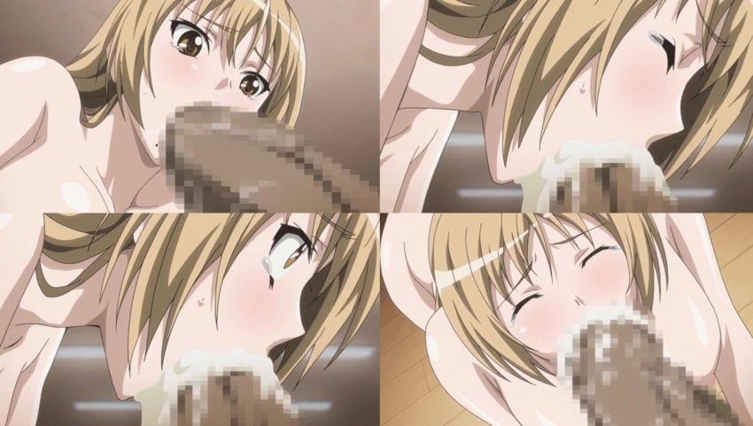 16:9_aspect_ratio 1boy animated breasts censored collage cum cum_in_mouth dripping_semen ejaculation fellatio female handsfree_ejaculation high_resolution ichinose_riko large_breasts large_penis majima_zenkou male nipples oral orgasm penis ran_->_sem:_hakudaku_delmo_tsuma_no_miira_tori ran_sem screen_capture semen semen_in_mouth semen_on_body stitched straight suzuki_mirano tears