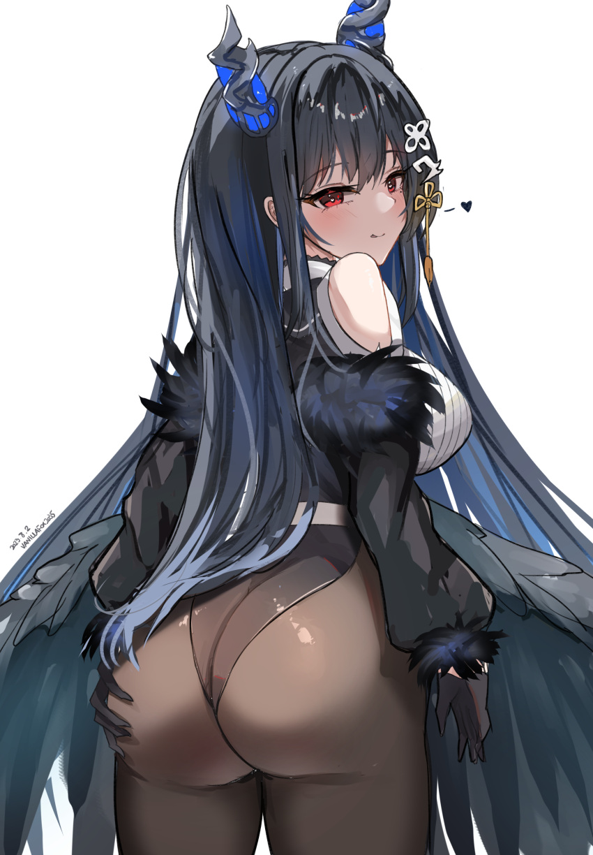 1girls ass ass_bigger_than_head ass_focus ass_grab big_ass blue_hair blue_horn blue_horns blush blush_lines blushing blushing_at_viewer breasts butt butt_focus dark dark_blue_hair dark_hair dat_ass female female_only gloved_hand gloved_hands gloves grabbing_ass grabbing_own_ass hand_on_ass hand_on_butt heart heart-shaped_pupils heart_eyes holding_ass holding_own_ass hololive hololive_english hololive_english_-advent- horn horns horny horny_female large_ass light-skinned_female light_skin long_hair looking_at_viewer looking_back looking_back_at_viewer nerissa_ravencroft red_eyes solo solo_female symbol-shaped_pupils tagme vanillafox2035 very_long_hair virtual_youtuber