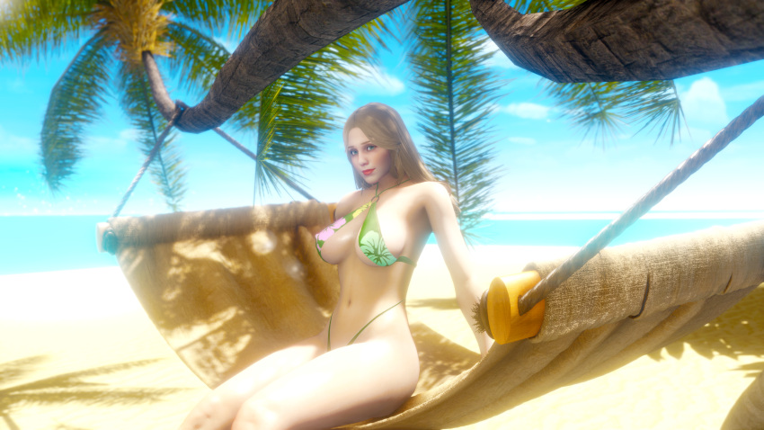 3d 3d_girl 3d_model beach big_breasts blonde_female blonde_hair breasts cgi cgi_girl green_eyes honey_select honey_select_2 looking_at_viewer paradise relax relaxation relaxed relaxing se_viene_corp_(artist) solo studio_neo studio_neo_2 sun sunlight warm warm_colors