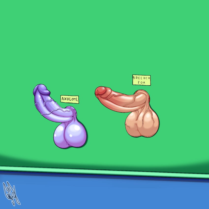 1:1 amphibian animal_humanoid anthro axolotl balls big_balls big_penis canid canine digital_media_(artwork) duo erection fox genitals glory_hole hi_res huge_balls huge_cock humanoid humanoid_genitalia humanoid_penis hyper hyper_balls hyper_genitalia hyper_penis male mammal marilyn_(quotefox) marine mole_salamander nude pandemoniam penis quotefox salamander text through_wall vein veiny_balls veiny_penis