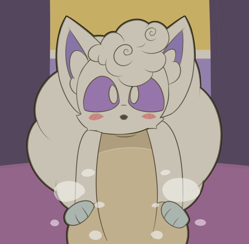 alolan_form alolan_vulpix ambiguous_gender animated bed bedroom big_dom_small_sub blush bodily_fluids critter_catcher dominant duo fellatio fellatio_from_feral feral feral_penetrated furniture hi_res human human_on_feral human_penetrating human_penetrating_feral interspecies looking_at_viewer male mammal musk nintendo on_bed oral penetration penile pokémon pokémon_(species) poképhilia regional_form_(pokemon) saliva sex short_playtime size_difference vulpix zoophilia