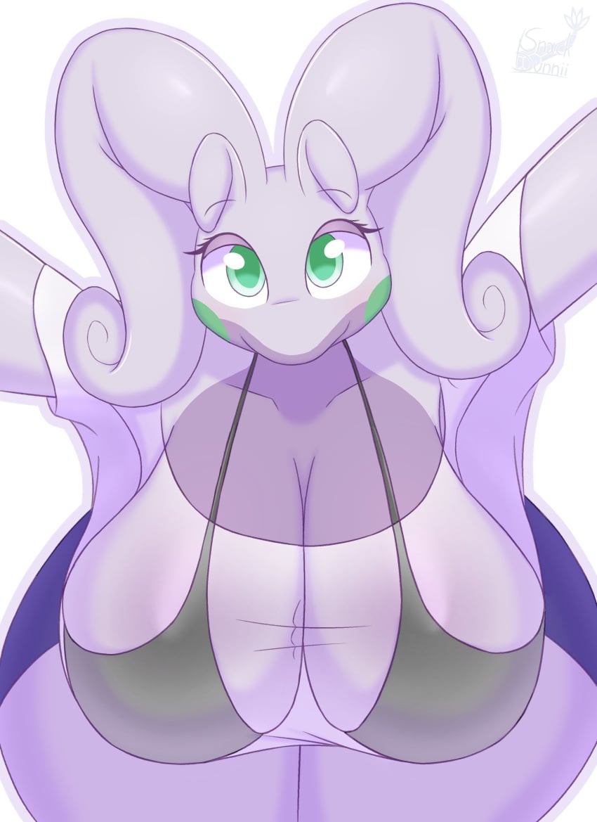 big_breasts breasts goodra huge_breasts numelgon pokémon_(species) pokemon pokemon_(species) snackbunnii thick_thighs wide_hips