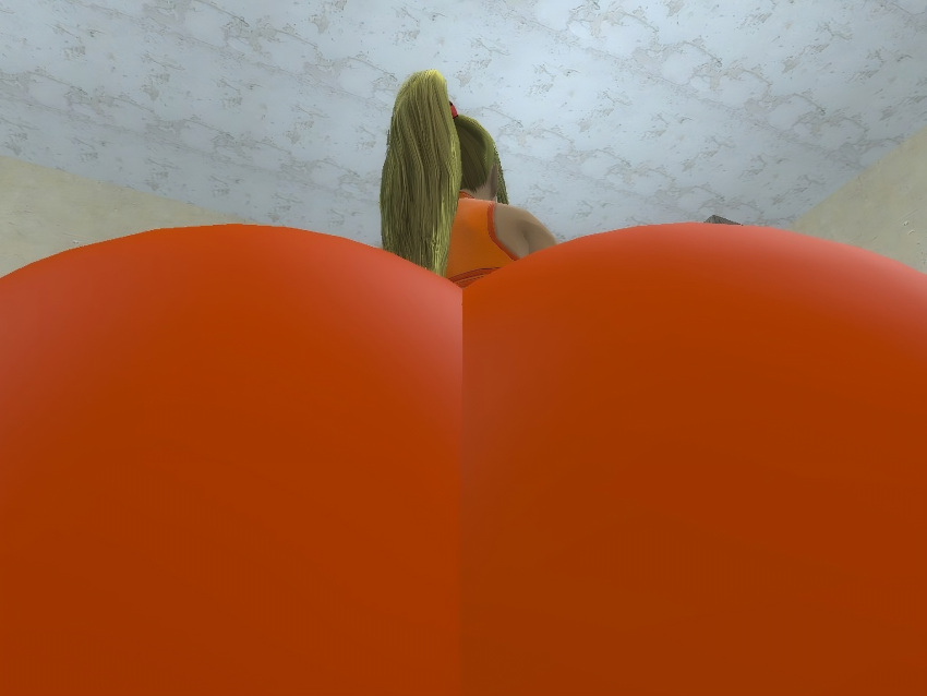 1boy 3d alien ass ass_focus big_ass bimbo blonde_hair casual_outfit_(metroid) close-up facesitting gigantic_ass huge_ass interspecies knocked_out metroid milf monster nintendo orange_ass orange_shorts ponytail pov samus_aran sfm shorts skin_tight source_filmmaker spong49 sportswear zero_suit zero_suit_samus