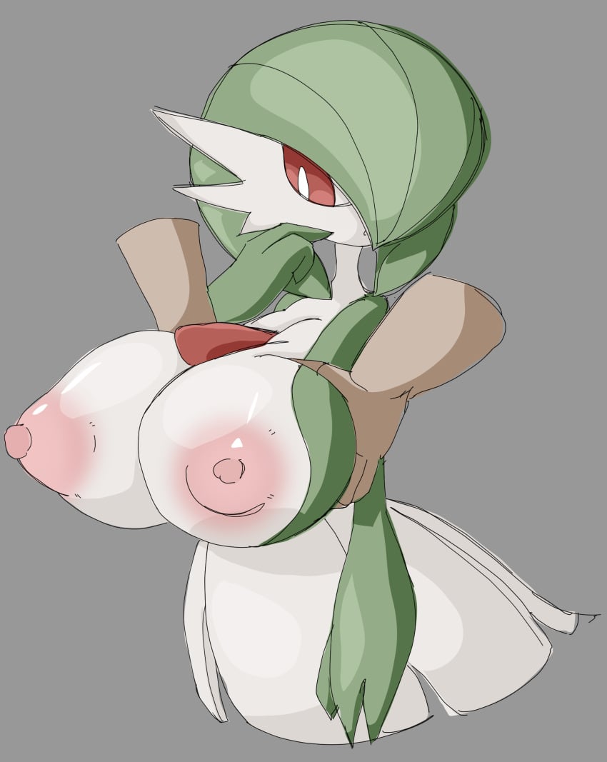 gardevoir huge_breasts humanoid hyakinuki milking pokémon_(species) pokemon pokemon_(species)