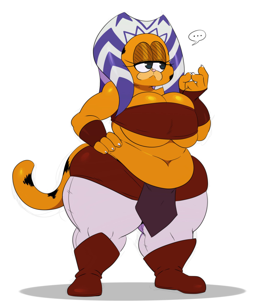 ... 1girls 2d 2d_(artwork) 2d_artwork ahsoka_tano anthro anthro_only ass big_ass big_breasts big_butt breasts chubby chubby_anthro chubby_female clawed_fingers claws claws_out crossgender curvy_figure domestic_cat felid feline felis female garfield_(series) garfield_the_cat genderbend genderbent genderswap genderswap_(mtf) half-closed_eyes hi_res high_resolution highres mad_(series) mammal mtf_crossgender narrowed_eyes nickelodeon overweight overweight_anthro overweight_female paramount_pictures paws,_inc. rule_63 simple_background solo sssonic2 star_wars star_wars:_the_clone_wars sudoku_(mad) thick_thighs togruta voluptuous white_background wide_hips