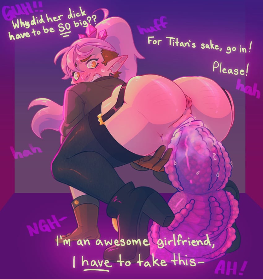 1girls 2023 aged_up all_fours amber_eyes amity_blight anus arched_back ass back back_view bad_dragon big_ass big_dildo blush blushing boots bottomless brown_hair calves chocolate_starfish clenched_teeth clothed clothed_female clothes clothing commission dialogue dildo dildo_in_pussy disney disney_channel dragon_dildo dumb0noki dyed_hair english_text eyelashes female female_penetrated footwear from_behind frustrated full_body garter_straps gasp gloves grunting hair handwear hi_res high_heel_boots high_heels huge_dildo humanoid insertion just_the_tip kneeling large_ass large_insertion legs_apart light-skinned_female light_skin long_hair looking_back masturbation moaning multicolored_hair orange_eyes partially_clothed penetration pink_hair pointy_ears ponytail pussy pussy_juice pussy_juice_drip rear_view sex_toy sex_toy_insertion simple_background solo squatting stockings straight_hair struggling_to_fit talking talking_to_self teeth text the_owl_house the_owl_house_(finale) thick_dildo thick_thighs thighhighs thighs tiptoes topwear two_tone_hair vagina vaginal vaginal_juices vaginal_penetration vulva wet_pussy wide_hips yellow_eyes