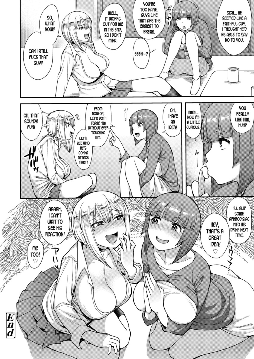 2girls english_text manga manga_page text unou