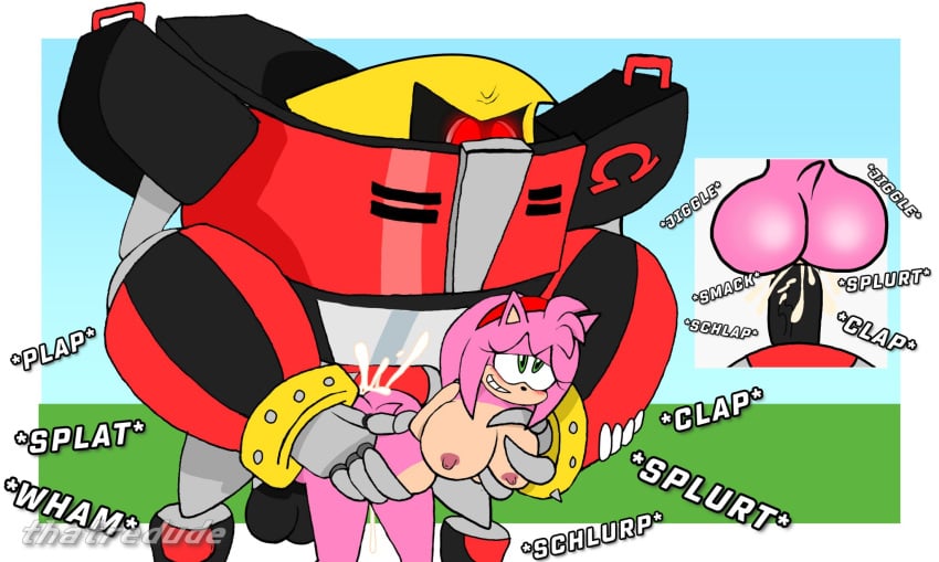 amy_rose big_ass big_penis cum cum_in_ass cumming_from_anal_sex cumshot e-123_omega moaning robot robot_on_mobian robot_penis sega sonic_(series) sonic_the_hedgehog_(series) thatredude