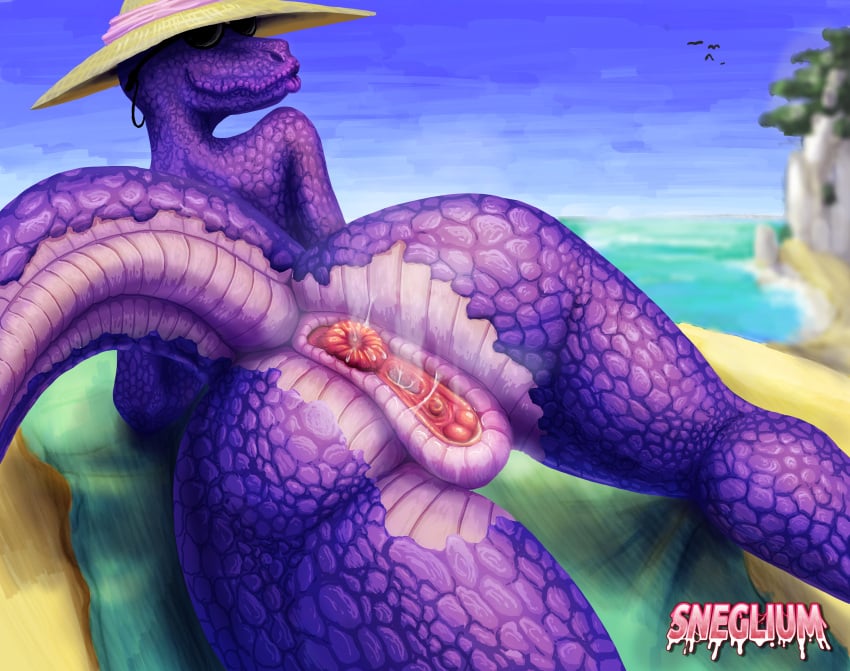 2023 2_clitorises 2d ass_focus ass_up beach clitoris cloaca cloaca_juice countershade_butt countershade_tail countershading donut_anus large_lips lizard lizard_girl looking_back lying multi_clitoris multi_genitalia ocean outdoors outside public puffy_anus purple_body pussy_juice_string scales scalie scalie_female self_upload sneglium spread_legs spread_pussy steam steaming_body steamy_pussy sun_hat sunglasses tagme tail wet_pussy