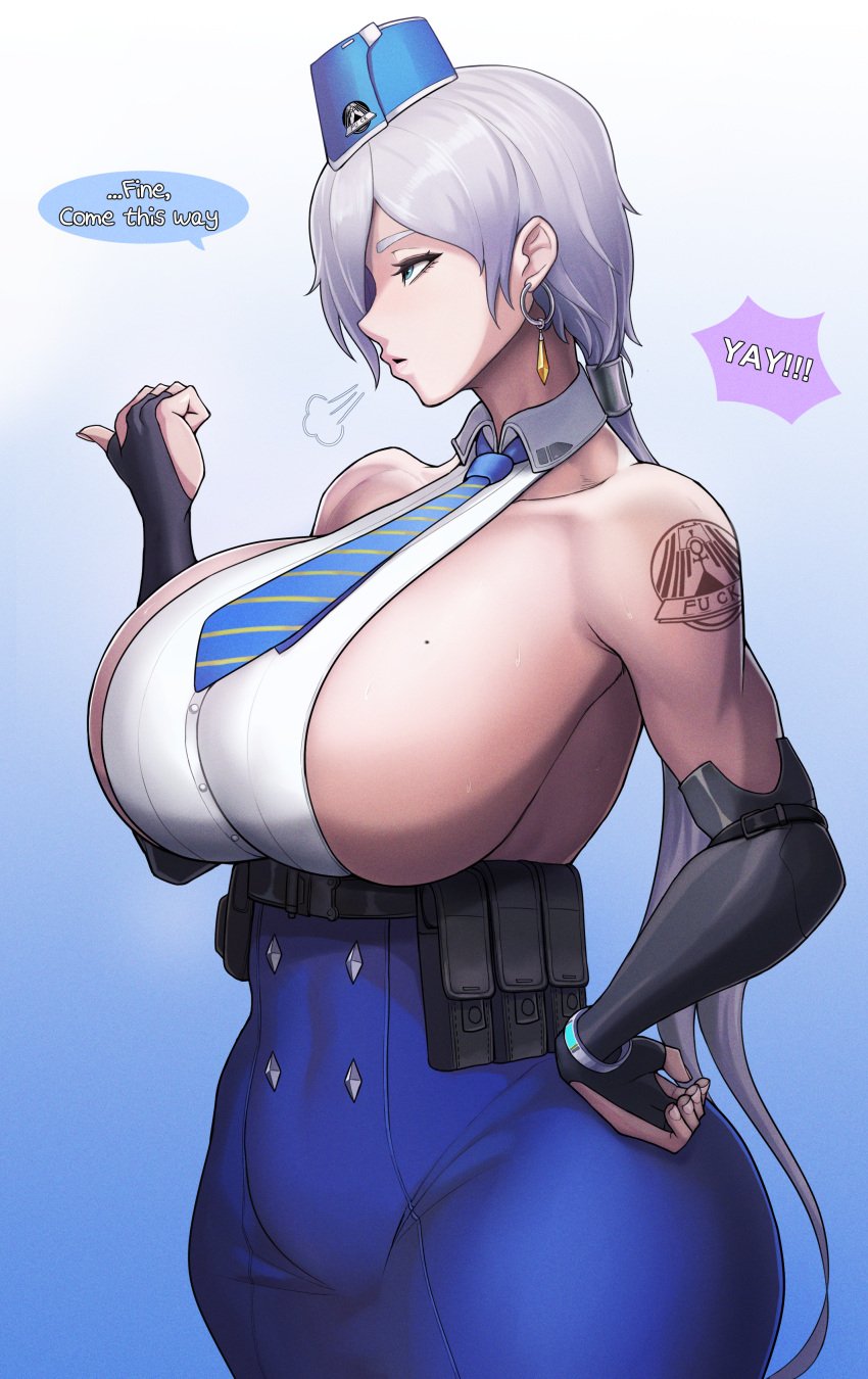 big_breasts bimbo brid_(nikke) dialogue english_text goddess_of_victory:_nikke huge_breasts imminent_rape imminent_sex kingbang large_breasts text