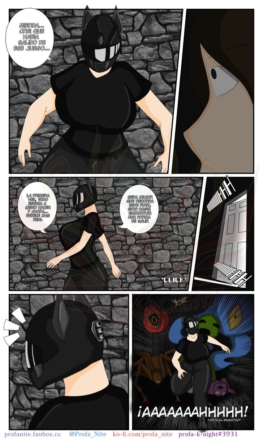 big_ass big_breasts comic comic_page monster nimu nimu_(irl) profanite sof&iacute;a_magaly_santill&aacute;n_(nimu) tenia_que_ser_nimu_(meme) virtual_reality virtual_youtuber