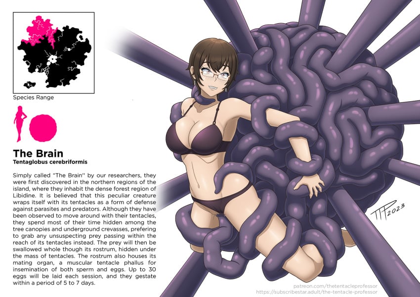 1girls arms_held_back big_breasts bra breasts creature_index earrings female glasses human information_sheet interspecies light_skin lipstick original original_character original_characters panties penetration prison_guard_position professor_alice_(ttp) research restrained restrained_by_tentacles scientist short_hair tentacle tentacle_monster tentacle_sex the_tentacle_professor vaginal_penetration