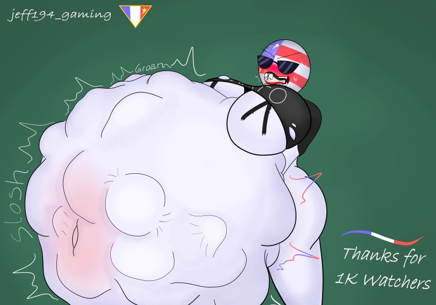 1girls belly belly_expansion belly_inflation big_belly big_breasts countryballs countryhumans countryhumans_girl english_text expanded_belly expansion fat female fetish german_empire_(countryhumans) green_background inflated_belly inflation inflation_fetish jeff194 simple_background text united_states_of_america_(countryhumans) vore vore_belly