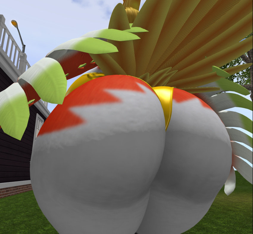 anthro ass big_ass big_breasts breasts bubble_butt female ferialexonar ho-oh huge_ass large_ass nintendo pokemon thick_thighs voluptuous wide_hips