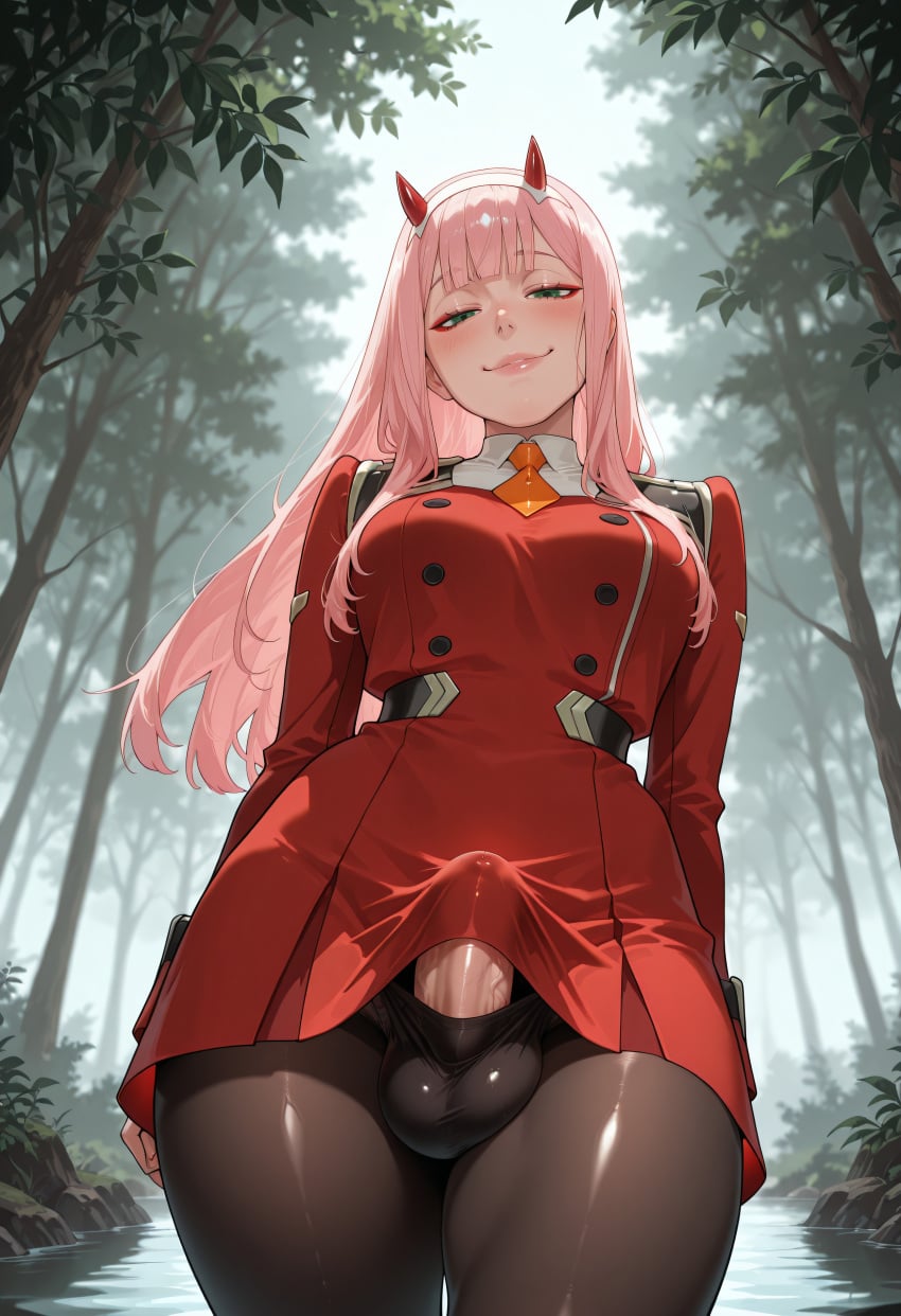 Zero Two (Darling In The Franxx) Rule 34 Image