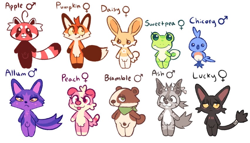 ailurid amphibian anthro avian badger balls bird black_body black_fur blue_body blue_feathers brown_body brown_fur canid canine canis chibi domestic_cat domestic_dog feathers felid feline felis female fox frog fur genitals green_body green_skin grey_body grey_fur group hi_res hyena labbit1337 lagomorph leporid male mammal mustelid musteline orange_body orange_fur penis pink_body pink_fur purple_body purple_fur pussy rabbit red_body red_fox red_fur red_panda royal_lingerie simple_background striped_hyena white_background yellow_body yellow_fur