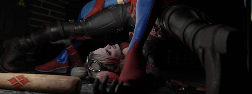 3d batman_(series) dc dc_comics forced harley_quinn harley_quinn_(injustice) injustice_2 kara_danvers kara_zor-el lesbian rape rough_sex supergirl supergirl_(injustice) superhero superman_(series) tagme virtuoso