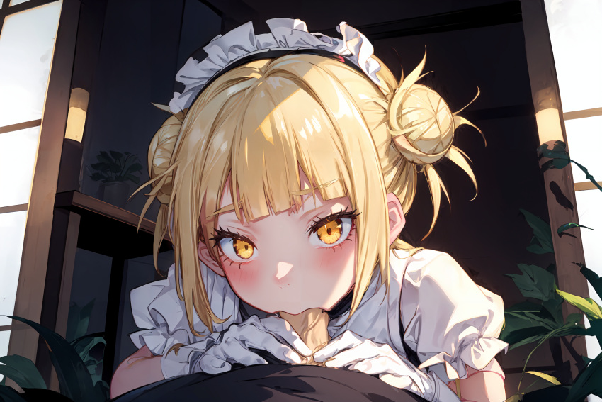 1boy 1girls ai_generated blonde_hair boku_no_hero_academia fellatio female gladas himiko_toga maid my_hero_academia penetration straight straight_hair straight_sex yellow_eyes